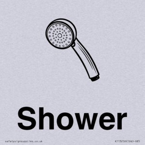 Dementia Shower sign